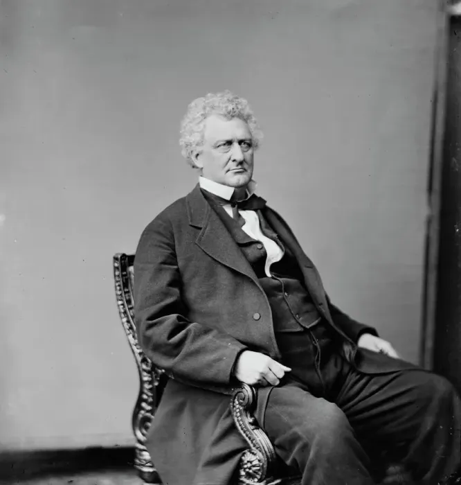 Framed Print : Governor William Allen of Ohio, between 1860 and 1875. Creator: Unknown Framed Print : Governor William Allen of Ohio, between 1860 and 1875. Creator: Unknown