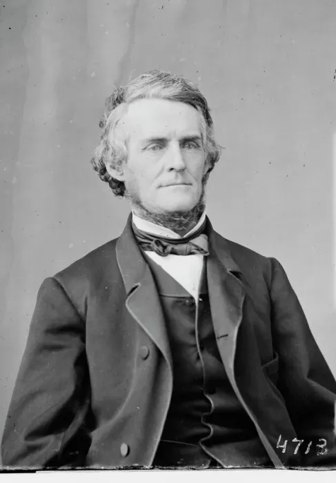 Framed Print : Governor William Dennison, between 1855 and 1865. Creator: Unknown Framed Print : Governor William Dennison, between 1855 and 1865. Creator: Unknown