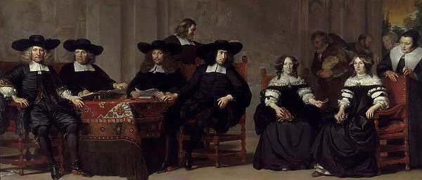 The governors and governesses of the Old Men and Womens home in Amsterdam