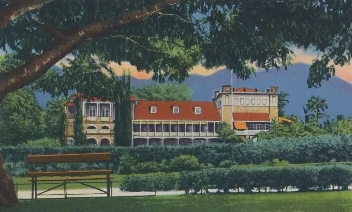 Framed Print : Governors Residence, Trinidad, B. W. I. c1940s. Creator: Unknown Framed Print : Governors Residence, Trinidad, B. W. I. c1940s. Creator: Unknown