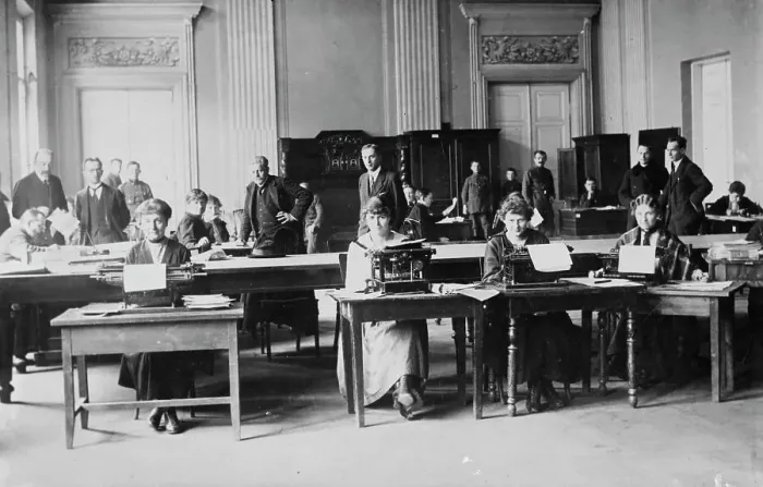 Framed Print : Gov't offices, Vilna, between c1915 and c1920. Creator: Bain News Service Framed Print : Gov't offices, Vilna, between c1915 and c1920. Creator: Bain News Service