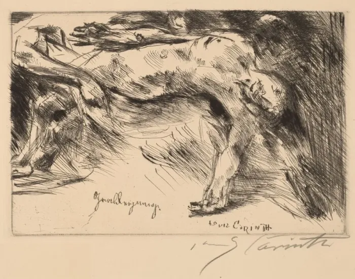 Framed Print : Grablegung (Burial), 1921-1922. Creator: Lovis Corinth Framed Print : Grablegung (Burial), 1921-1922. Creator: Lovis Corinth