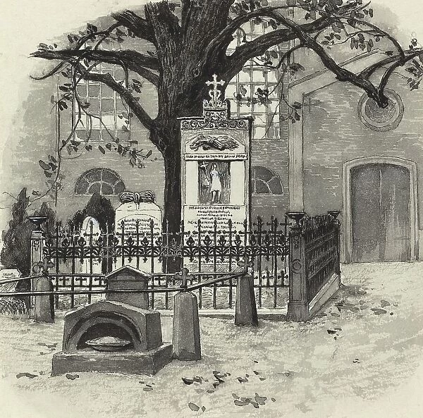 Grabmal von Klopstock, 1893. Creator: Fritz Stoltenberg