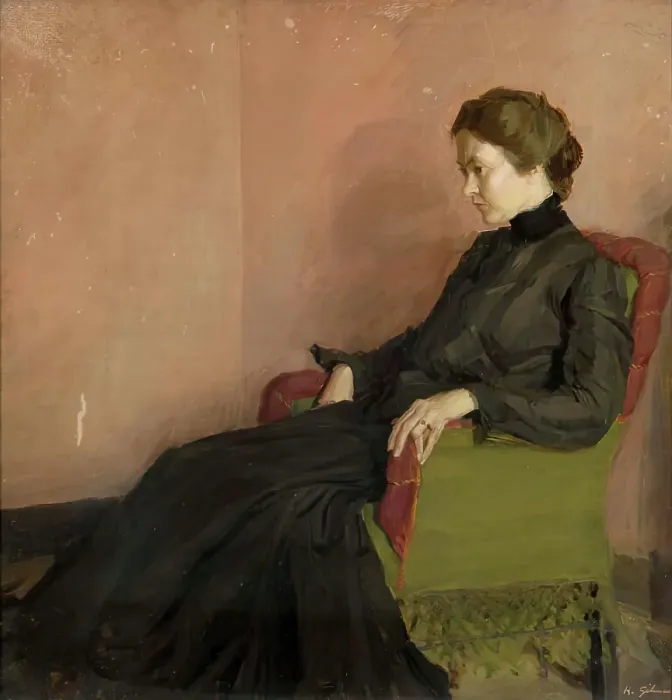 Framed Print : Grace Canedy, the artist's first wife, c1904. Creator: Harold Gilman. Grace Canedy, the artist's first wife, c1904. Creator: Harold Gilman Framed Print : Grace Canedy, the artist's first wife, c1904. Creator: Harold Gilman. Grace Canedy, the artist's first wife, c1904. Creator: Harold Gilman