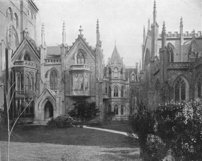 Framed Print : Grace Church and Rectory, New York, USA, c1900. Creator: Unknown Framed Print : Grace Church and Rectory, New York, USA, c1900. Creator: Unknown