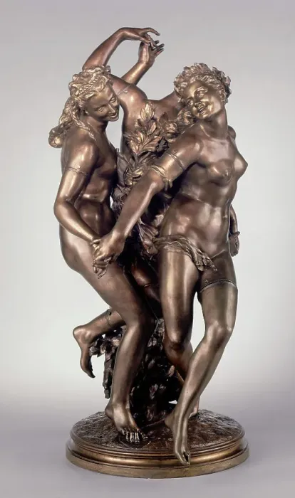 Framed Print : The Three Graces, 1872. Creator: Jean-Baptiste Carpeaux Framed Print : The Three Graces, 1872. Creator: Jean-Baptiste Carpeaux