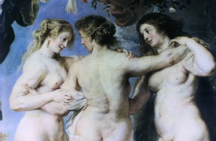 Framed Print : The Three Graces, (detail), c1636-1638. Artist: Peter Paul Rubens
