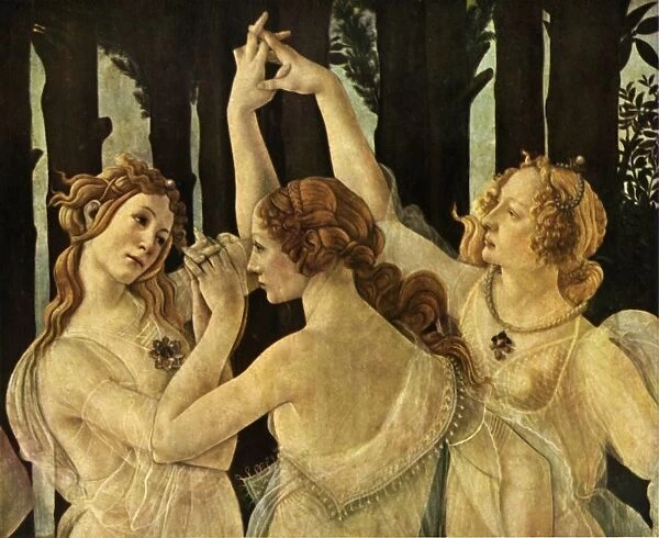 The Three Graces, detail from Primavera, c1478, (1937). Creator: Sandro Botticelli