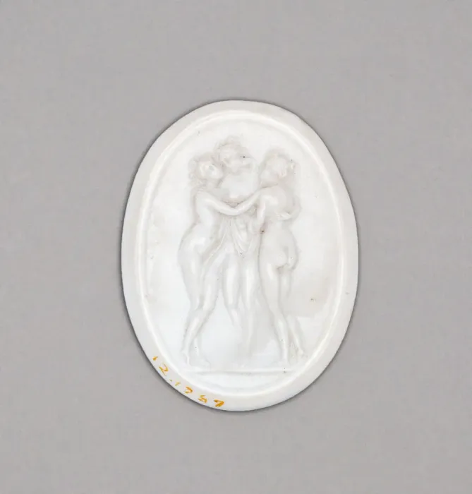 Framed Print : Three Graces, Scotland, Late 18th century. Creator: James Tassie Framed Print : Three Graces, Scotland, Late 18th century. Creator: James Tassie