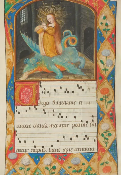 Framed Print : The Gradual, c1520. Creator: Anonymous () Framed Print : The Gradual, c1520. Creator: Anonymous ()