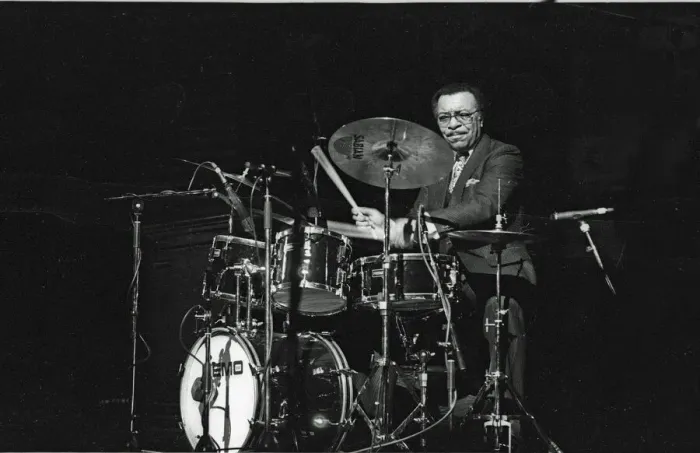 Framed Print : Grady Tate, Philip Morris Jazz. Festival. Dominion Theatre. London, Nov 1985 Framed Print : Grady Tate, Philip Morris Jazz. Festival. Dominion Theatre. London, Nov 1985