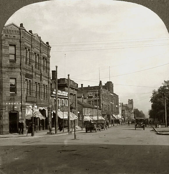 Grafton Street, Charlottetown, Prince Edward Island, Canada, early 20th century. Artist: Keystone View Company
