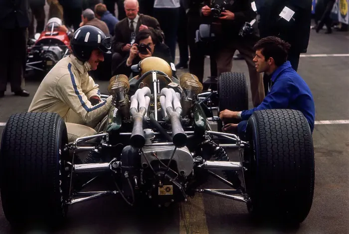 Framed Print : Graham Hill, (mid 1960s?) Framed Print : Graham Hill, (mid 1960s?)
