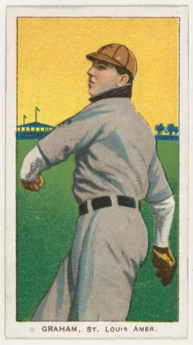 Framed Print : Graham, St. Louis, American League, from the White Border series (T206) for the America Framed Print : Graham, St. Louis, American League, from the White Border series (T206) for the America