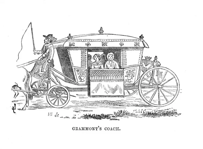 Framed Print : Grammonts Coach, c1870 Framed Print : Grammonts Coach, c1870