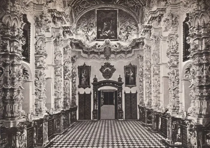 Framed Print : Granada. Interior of the Cartuja. The Sacristy, c1908. Artist: Universal Process Engraving Co Ltd Framed Print : Granada. Interior of the Cartuja. The Sacristy, c1908. Artist: Universal Process Engraving Co Ltd