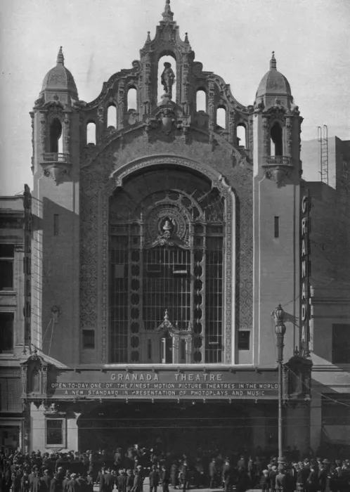 Framed Print : Granada Theatre, San Francisco, California, 1922 Framed Print : Granada Theatre, San Francisco, California, 1922