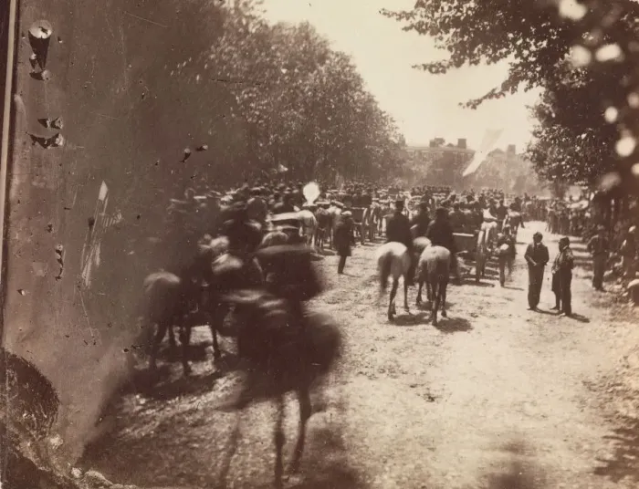 Framed Print : [Grand Army Review, Pennsylvania Avenue, Washington], May 23 or 24, 1865