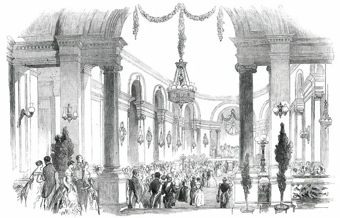 Framed Print : Grand Ball at Caen, 1850. Creator: Unknown Framed Print : Grand Ball at Caen, 1850. Creator: Unknown