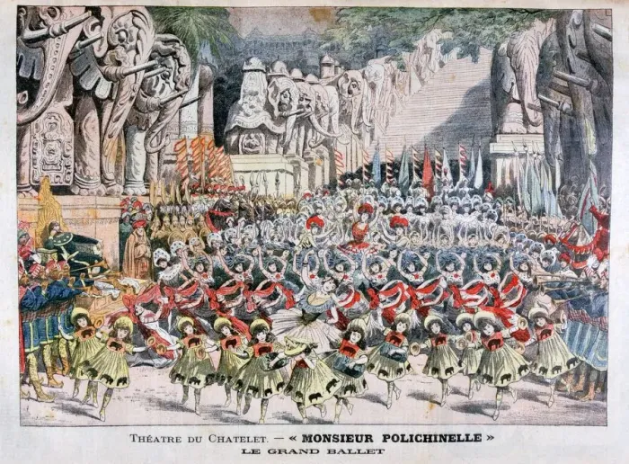 Framed Print : The Grand Ballet, Theatre du Chatelet, Paris, 1904 Framed Print : The Grand Ballet, Theatre du Chatelet, Paris, 1904