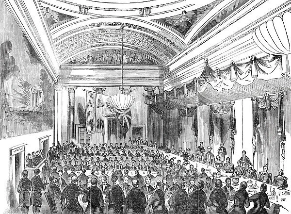 Grand Banquet to Sir H. Pottinger, at Manchester, 1844. Creator: Unknown