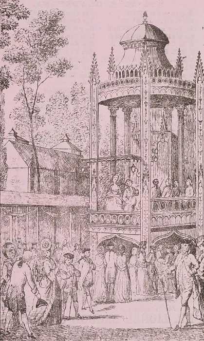 Framed Print : Grand Bazaar at Vauxhall Gardens, 1888. Creator: Unknown Framed Print : Grand Bazaar at Vauxhall Gardens, 1888. Creator: Unknown
