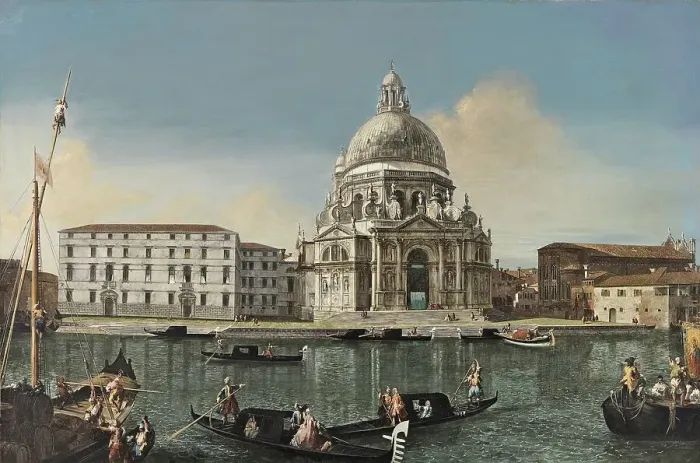 Framed Print : The Grand Canal with Santa Maria della Salute, 1738. Creator: Michele Marieschi Framed Print : The Grand Canal with Santa Maria della Salute, 1738. Creator: Michele Marieschi