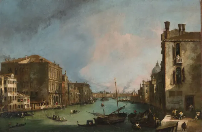 Framed Print : The Grand Canal in Venice, 1723. Artist: Canaletto (1697-1768) Framed Print : The Grand Canal in Venice, 1723. Artist: Canaletto (1697-1768)