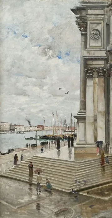 Framed Print : The Grand Canal, Venice, 1882. Creator: Carl Skanberg Framed Print : The Grand Canal, Venice, 1882. Creator: Carl Skanberg