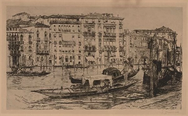Grand Canal, Venice, 1889. Creator: Frank Duveneck (American, 1848-1919); Frederick Keppel