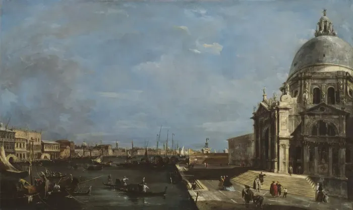 Framed Print : The Grand Canal, Venice, c. 1760. Creator: Francesco Guardi Framed Print : The Grand Canal, Venice, c. 1760. Creator: Francesco Guardi