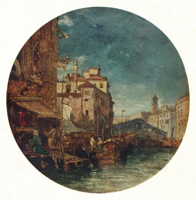 Framed Print : Grand Canal, Venice, c1850. Artist: James Holland Framed Print : Grand Canal, Venice, c1850. Artist: James Holland