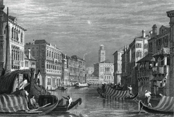 Framed Print : The Grand Canal, Venice, c19th century. Artist: Sam Fisher Framed Print : The Grand Canal, Venice, c19th century. Artist: Sam Fisher