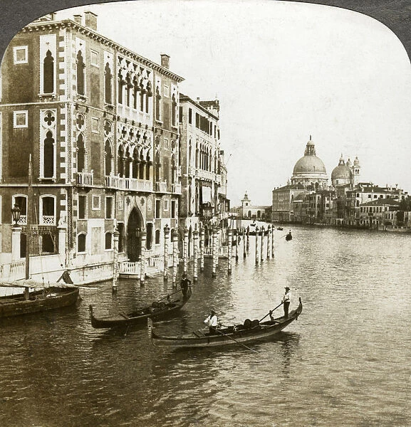 The Grand Canal, Venice, Italy. Artist: Underwood & Underwood