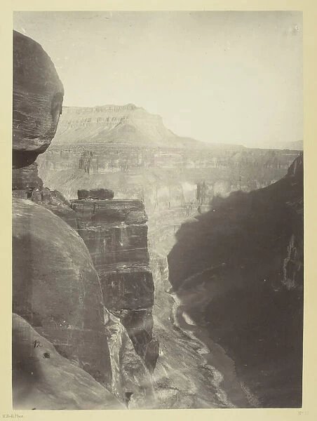 Grand Canon of the Colorado River, Mouth of Kanab Wash, Looking East, 1872. Creator: William H. Bell