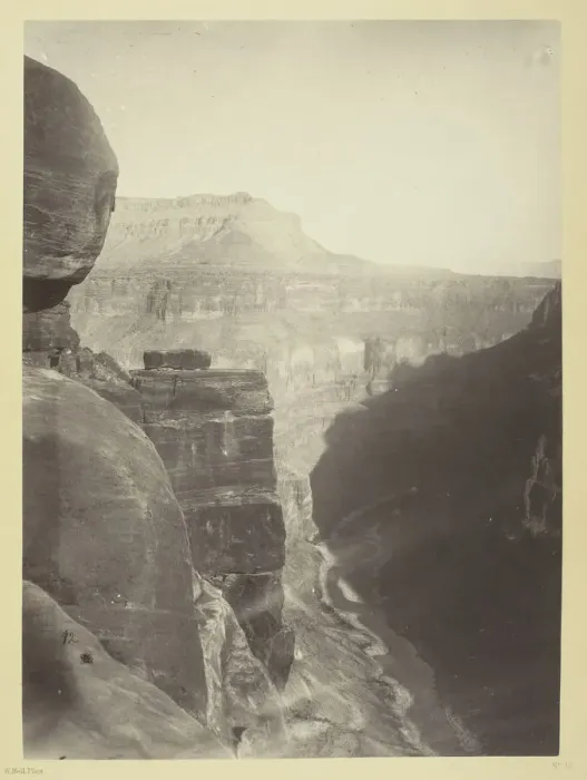 Framed Print : Grand Canon of the Colorado River, Mouth of Kanab Wash, Looking East, 1872. Creator: William H. Bell Framed Print : Grand Canon of the Colorado River, Mouth of Kanab Wash, Looking East, 1872. Creator: William H. Bell
