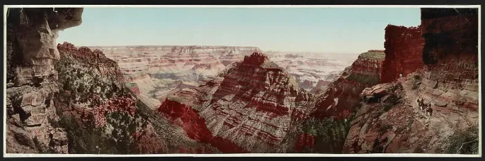 Framed Print : Grand Canyon of the Colorado, Arizona, c1898. Creator: William H. Jackson Framed Print : Grand Canyon of the Colorado, Arizona, c1898. Creator: William H. Jackson
