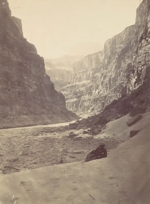 Framed Print : Grand Canyon of the Colorado River, Mouth of Kanab Wash, looking West, 1872 Framed Print : Grand Canyon of the Colorado River, Mouth of Kanab Wash, looking West, 1872