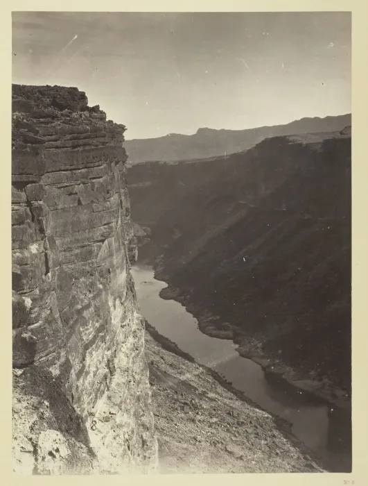 Framed Print : Grand Canyon, Colorado River, Near Paria Creek, Looking East, 1872 Framed Print : Grand Canyon, Colorado River, Near Paria Creek, Looking East, 1872