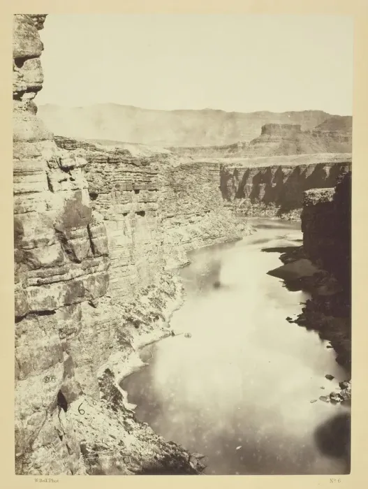 Framed Print : Grand Canyon, Colorado River, Near Paria Creek, Looking West, 1872. Creator: William H Framed Print : Grand Canyon, Colorado River, Near Paria Creek, Looking West, 1872. Creator: William H
