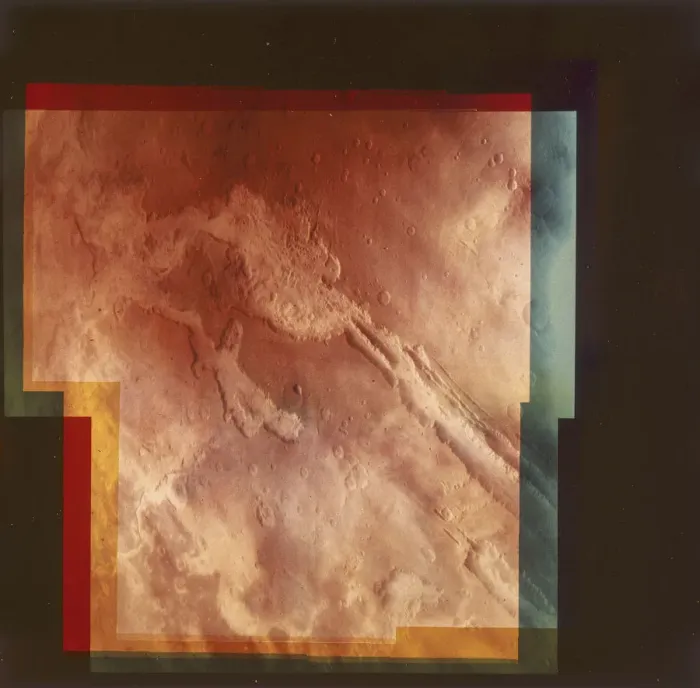 Framed Print : Part of the Grand Canyon, Marineris Vallis, on Mars, 1976 Framed Print : Part of the Grand Canyon, Marineris Vallis, on Mars, 1976