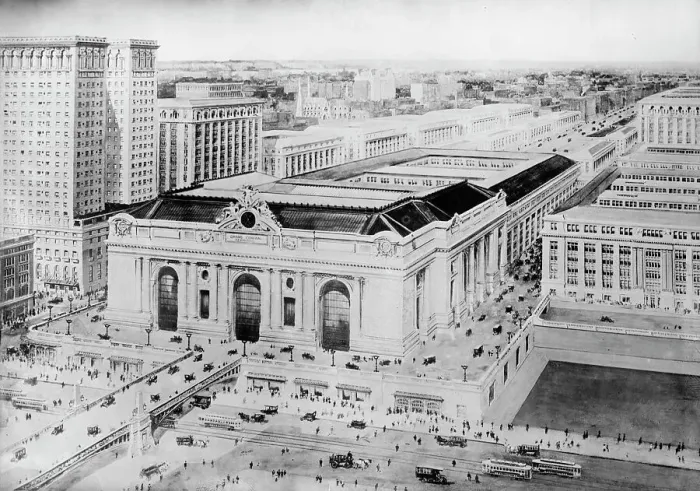 Framed Print : Grand Central Station, between c1910 and c1915. Creator: Bain News Service Framed Print : Grand Central Station, between c1910 and c1915. Creator: Bain News Service