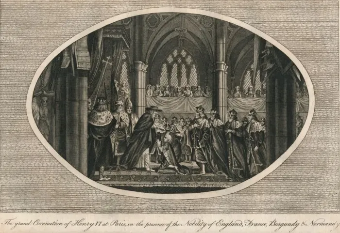 Framed Print : The grand coronation of Henry VI of England in Paris, 1431 (1793) Framed Print : The grand coronation of Henry VI of England in Paris, 1431 (1793)