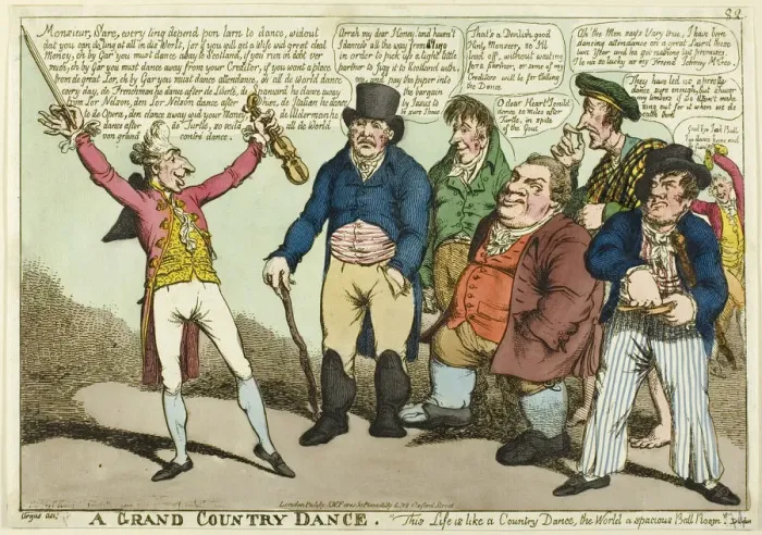 Framed Print : A Grand Country Dance, 1805. Creator: Charles Williams Framed Print : A Grand Country Dance, 1805. Creator: Charles Williams