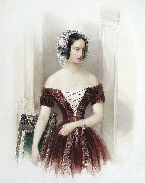 Grand Duchess Alexandra Nikolaevna of Russia, (1825-1844), c1840