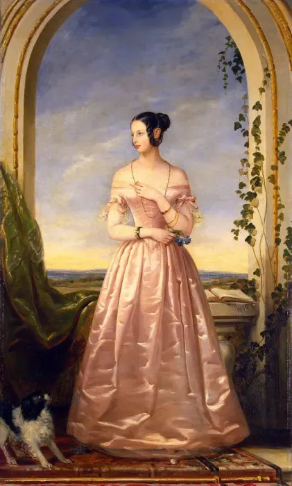 Framed Print : Grand Duchess Alexandra Nikolaevna of Russia, (1825-1844), 1840 Framed Print : Grand Duchess Alexandra Nikolaevna of Russia, (1825-1844), 1840
