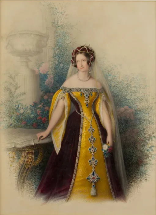 Framed Print : Grand Duchess Anna Pavlovna of Russia (1795-1865), Queen of the Netherlands, 1845 Framed Print : Grand Duchess Anna Pavlovna of Russia (1795-1865), Queen of the Netherlands, 1845