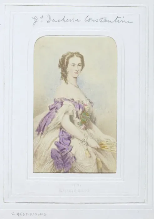 Framed Print : Grand Duchess Constantine, 1860-69. Creator: Emile Desmaisons Framed Print : Grand Duchess Constantine, 1860-69. Creator: Emile Desmaisons