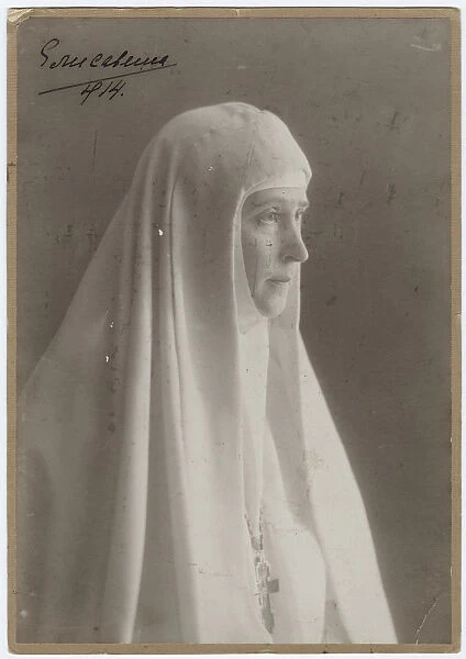 Grand Duchess Elizabeth Fyodorovna in the monastic habit, 1914