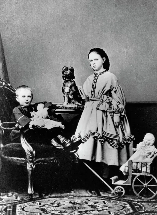 Framed Print : Grand Duchess Maria Alexandrovna and Grand Duke Sergei Alexandrovich of Russia, c1862-c1863